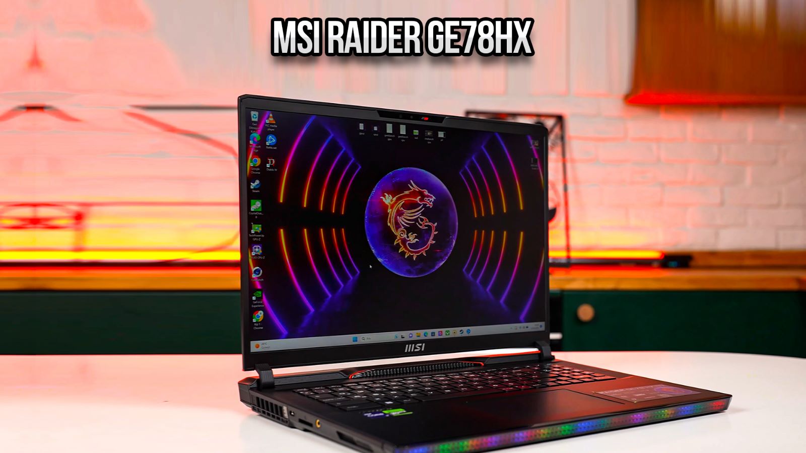 2K 240 Hz RTX 4080 Oyun bilgisayarı! MSI Raider GE78HX inceleme!